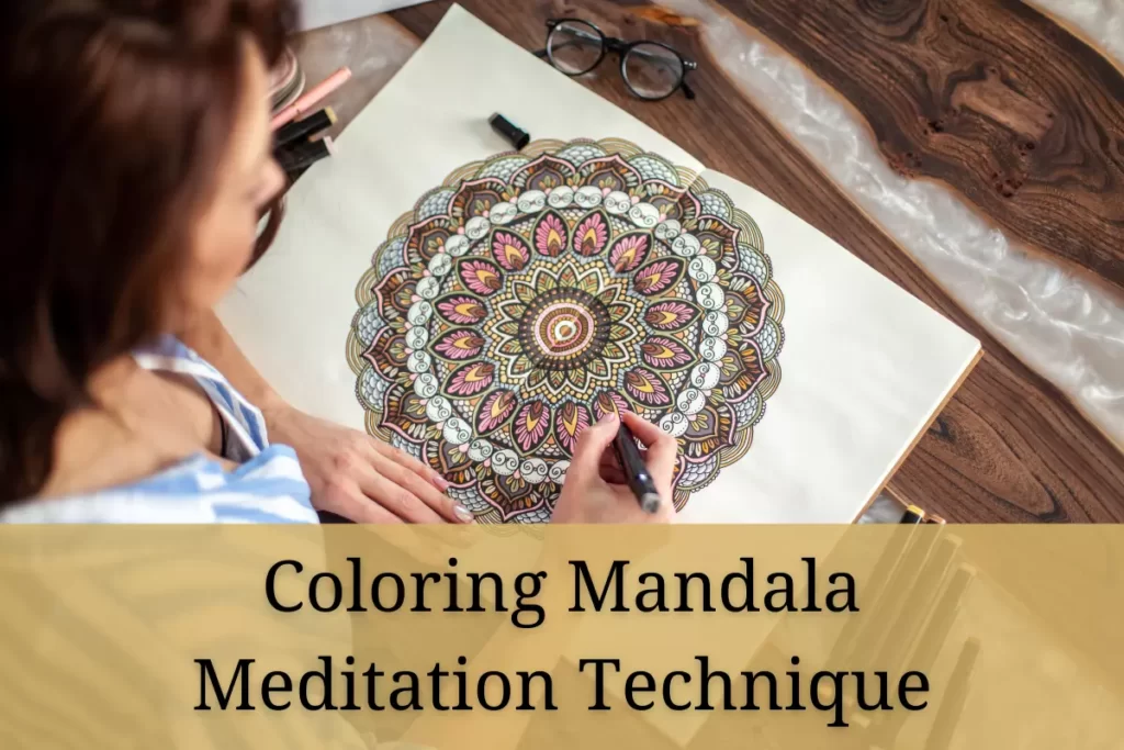 coloring mandalas meditation technique